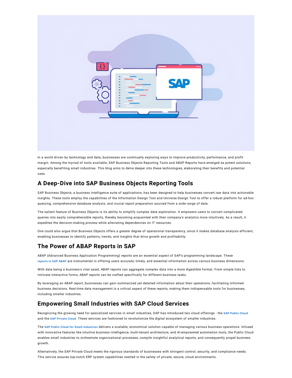 PPT - Decoding The Power Of SAP Business Objects Reporting Tools & ABAP ...