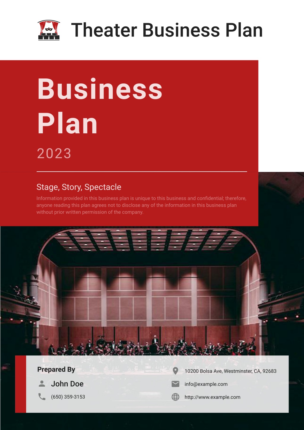 theater business plan pdf
