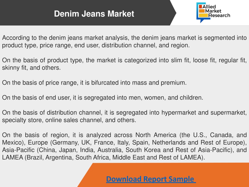 PPT - Denim Jeans Market PowerPoint Presentation, Free Download - ID ...