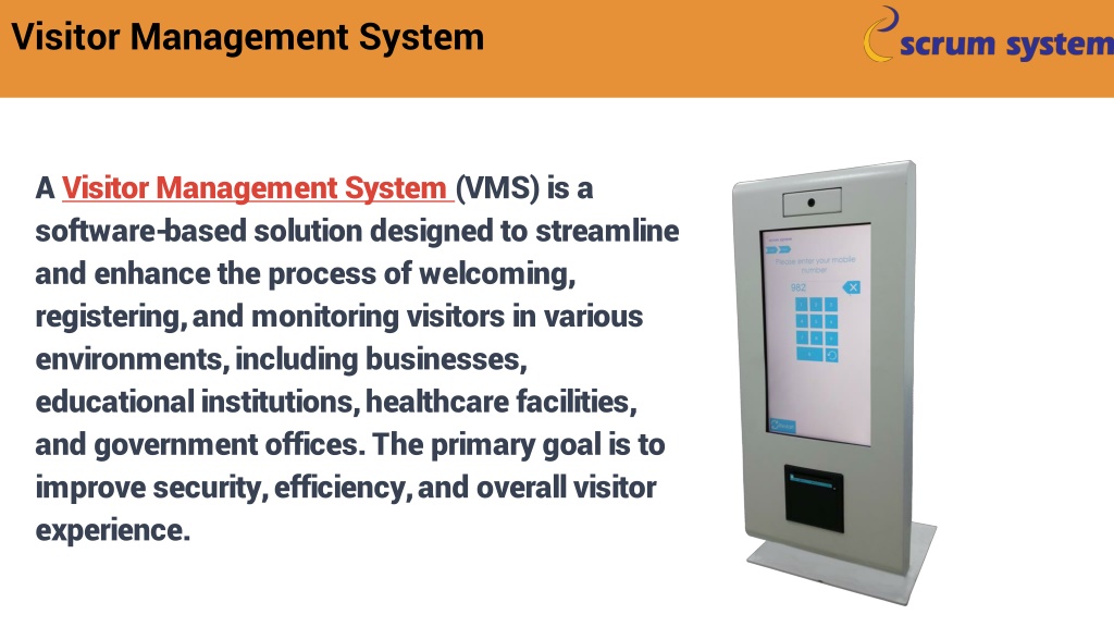 visitor management system presentation