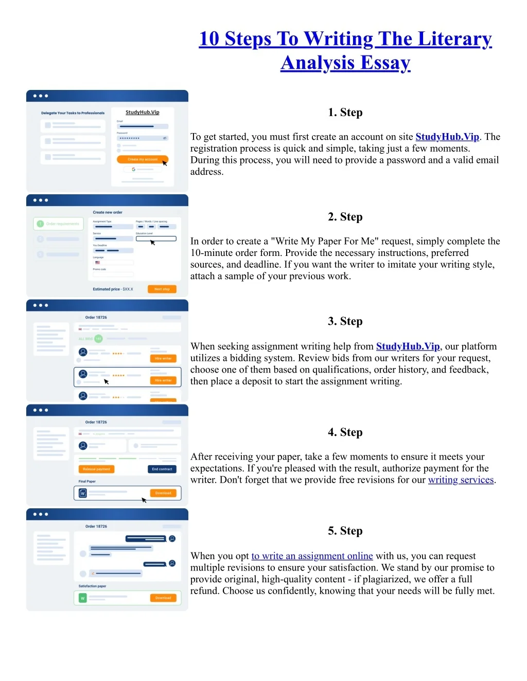 PPT - 10 Steps To Writing The Literary Analysis Essay PowerPoint ...