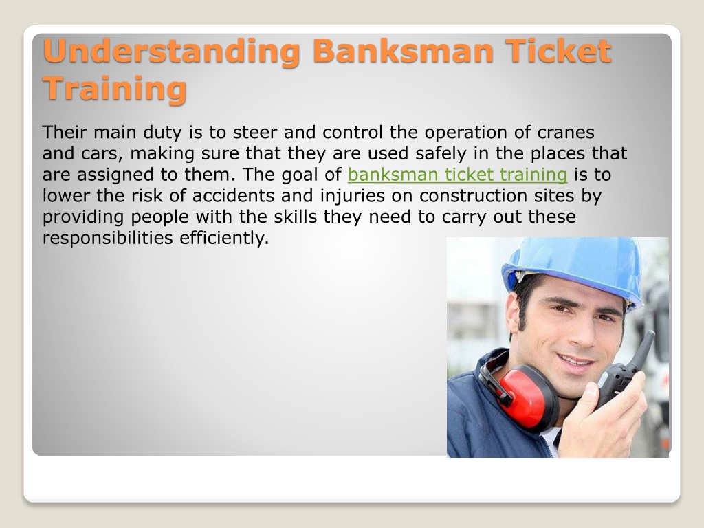 banksman powerpoint presentation