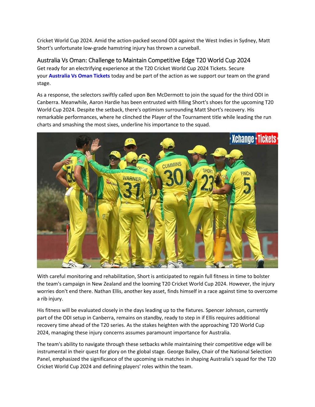 Ppt Aussie Aces Return For T20 World Cup 2024 Showdown Powerpoint Presentation Id12900021 3636