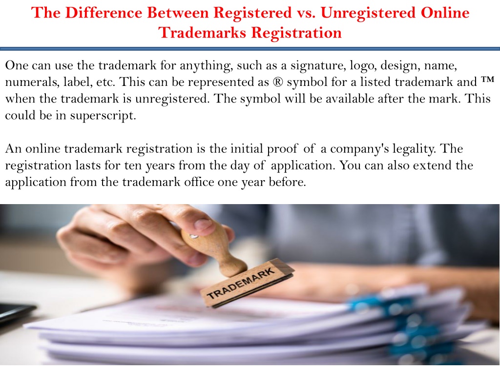 PPT - The Difference Between Registered Vs. Unregistered Online ...