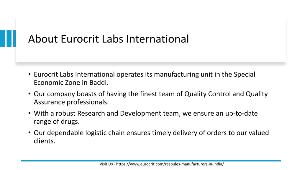 PPT - India’s Trusted Respules Manufacturers - Eurocrit Labs ...