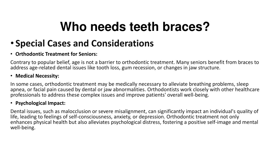 PPT - Who needs teeth braces_ PowerPoint Presentation, free download ...