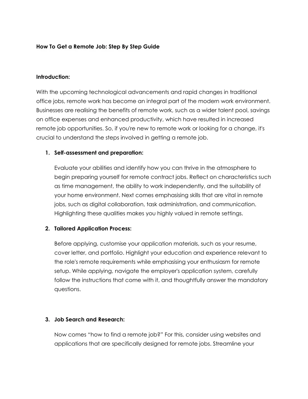 PPT - How To Get a Remote Job: Step By Step Guide PowerPoint ...