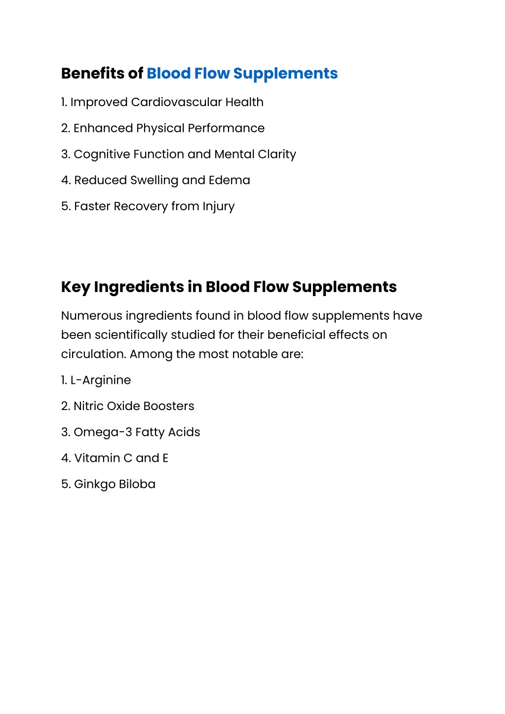 PPT - Best Blood Flow Supplements PowerPoint Presentation, Free ...