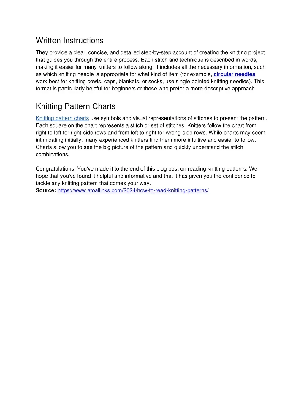 Knitting Instructions Example PPT - _How To Read Knitting Patterns PowerPoint Presentation, free ...