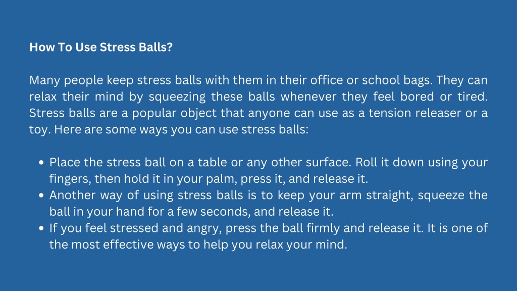 PPT - A Closer Look At The Physical And Mental Benefits Of Using Stress ...