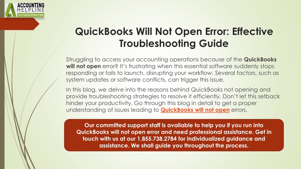 PPT Effective Remedy To Resolve QuickBooks will not open PowerPoint