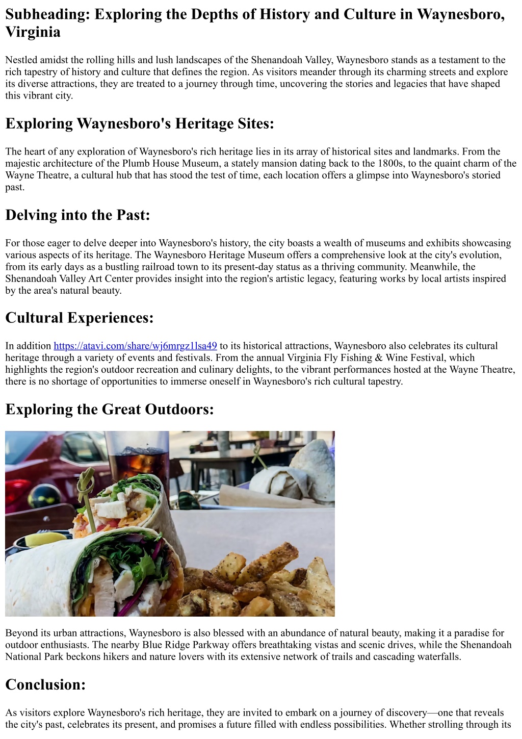 PPT - Navigating Waynesboro, VA: Prime Destinations to Visit PowerPoint 