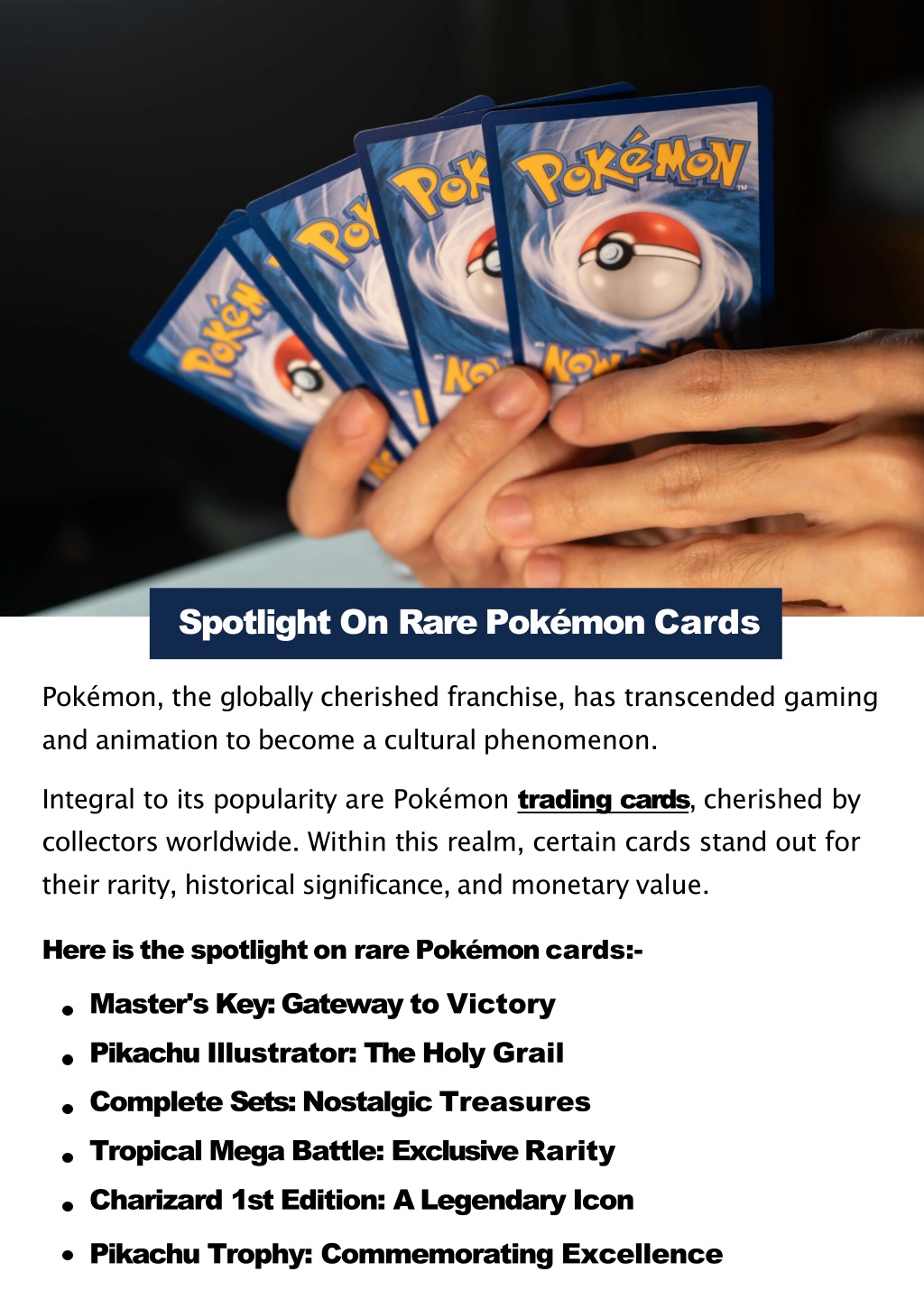 PPT - Spotlight On Rare Pokémon Cards PowerPoint Presentation, free ...