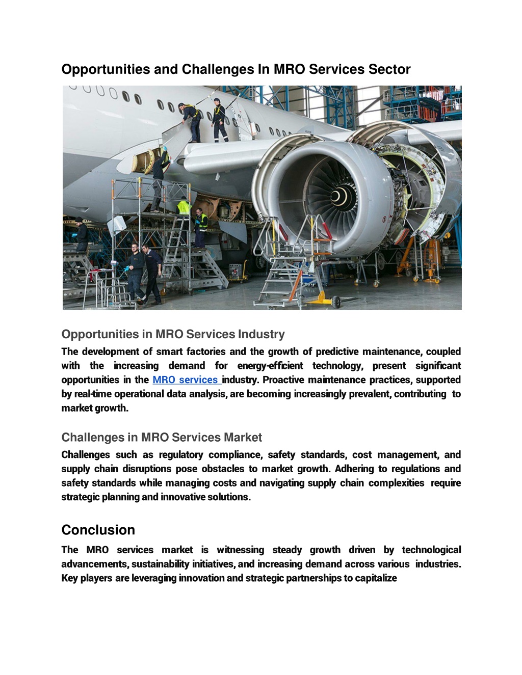 PPT - MRO Services Market_ Size And Share outlook to 2024-2029 ...