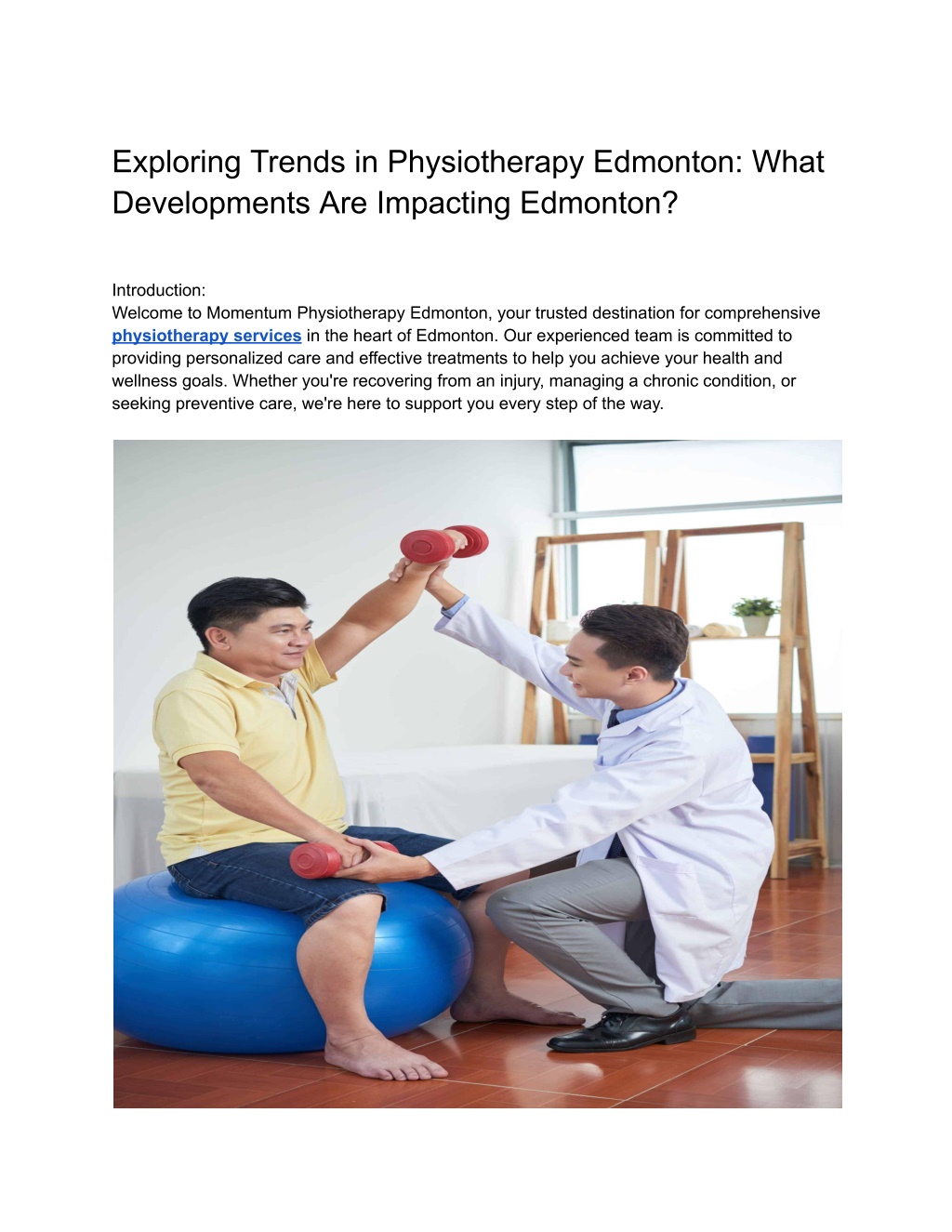 PPT - Physiotherapy Edmonton PowerPoint Presentation, free download ...