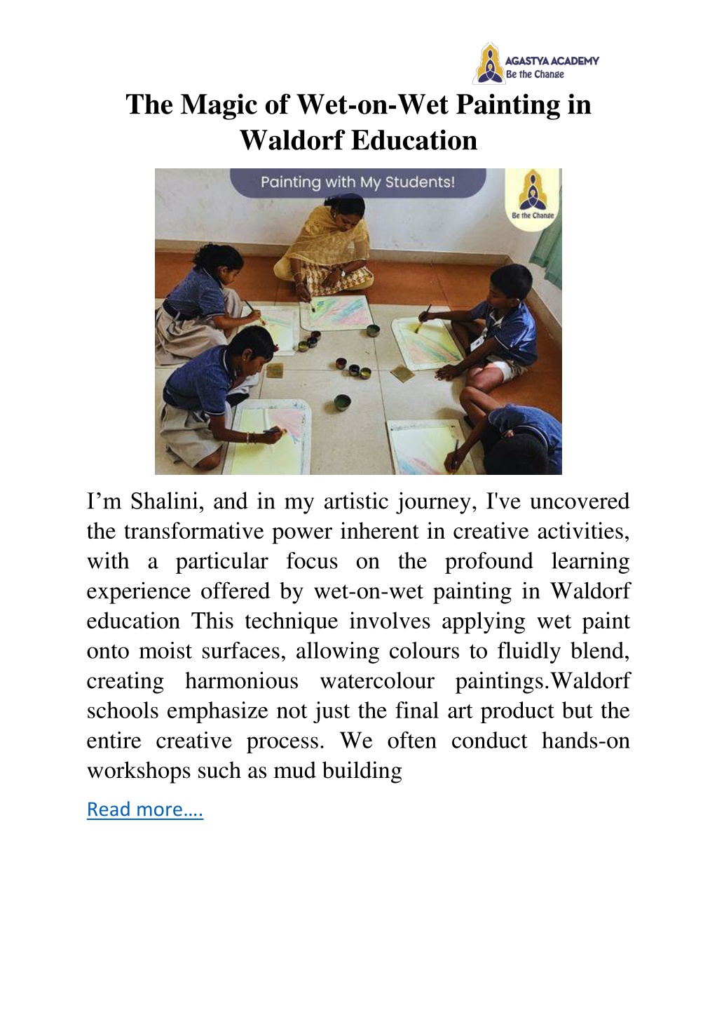 PPT - The Magic Of Wet-on-Wet Painting In Waldorf Education PowerPoint ...