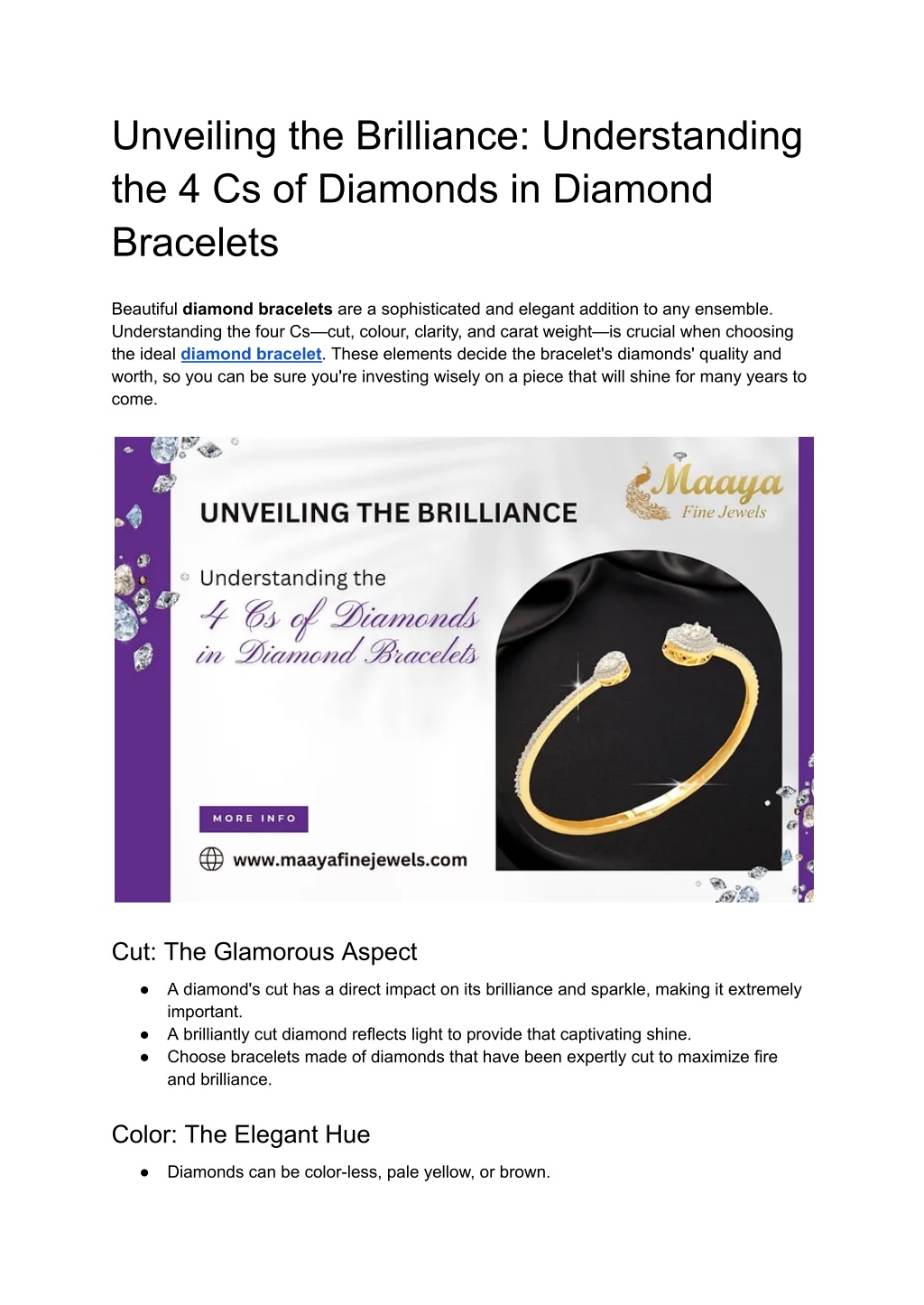 PPT - Unveiling the Brilliance: Understanding the 4 Cs of Diamonds in 