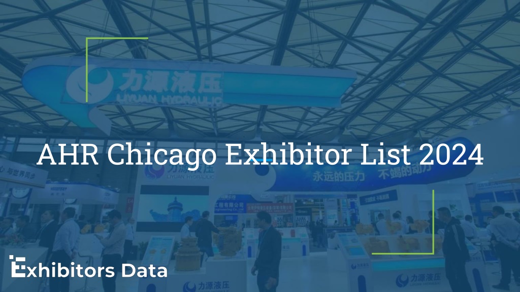 PPT AHR Chicago Exhibitor List 2024 PowerPoint Presentation, free