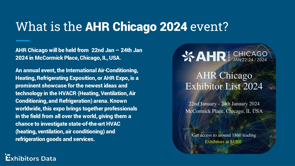 PPT AHR Chicago Exhibitor List 2024 PowerPoint Presentation, free