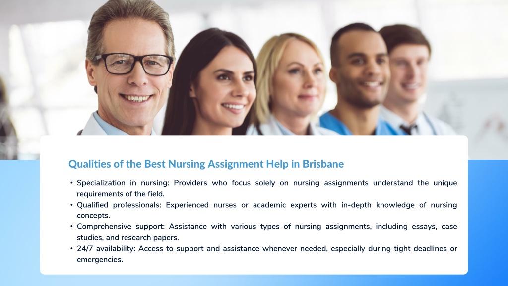 nursing assignment help brisbane