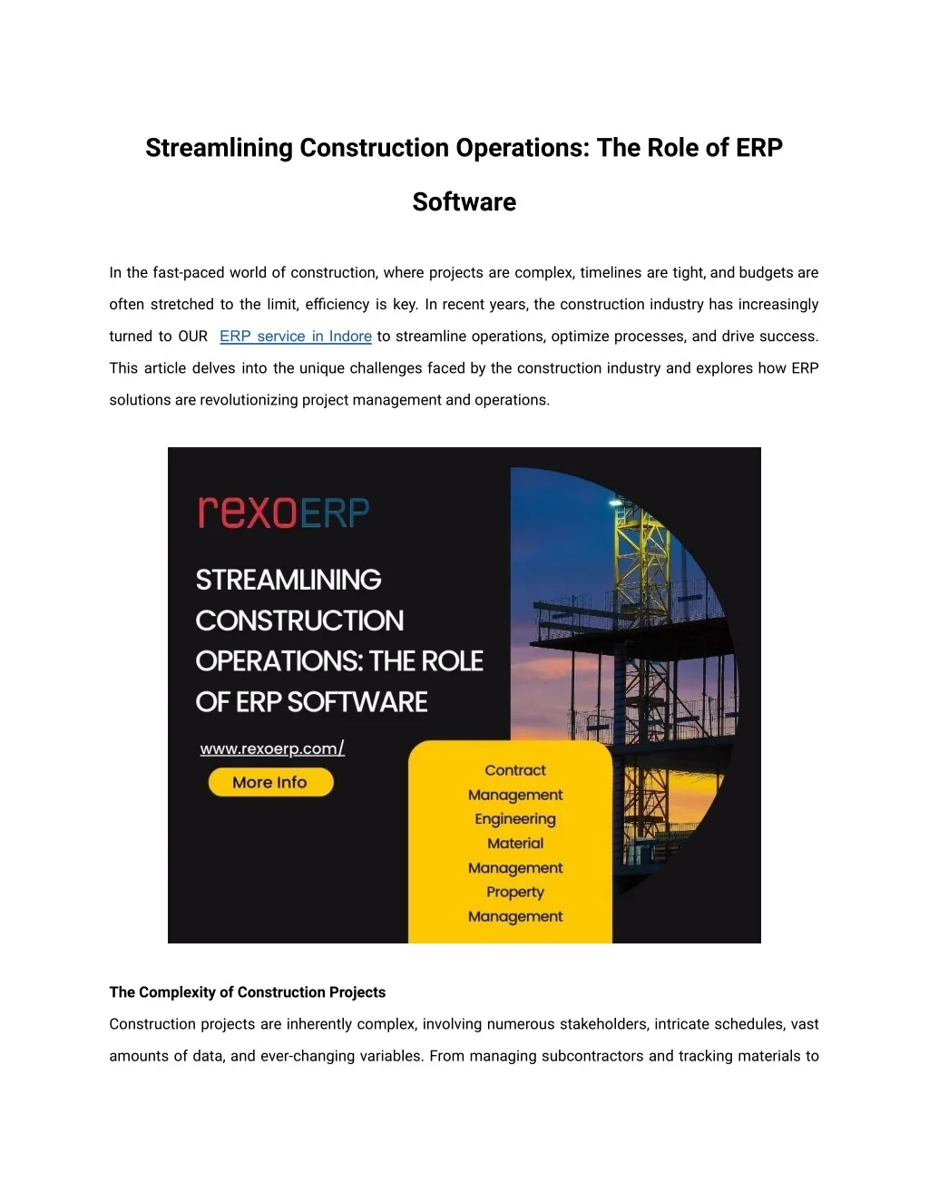 PPT - Streamlining Construction Operations_ The Role of ERP Software ...