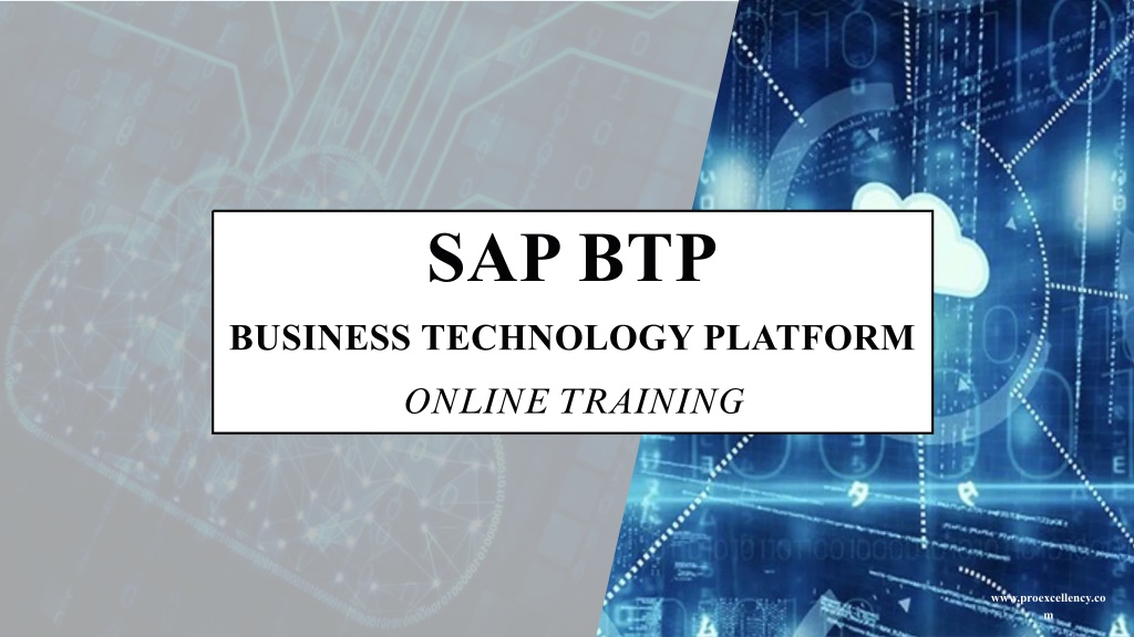 PPT - SAP BTP Online Training: Learn Cloud Integration & Development ...