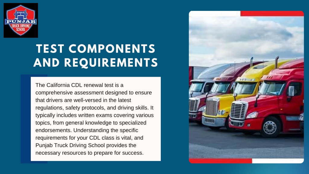 PPT Renewal Roadmap Navigating California's CDL Renewal Test