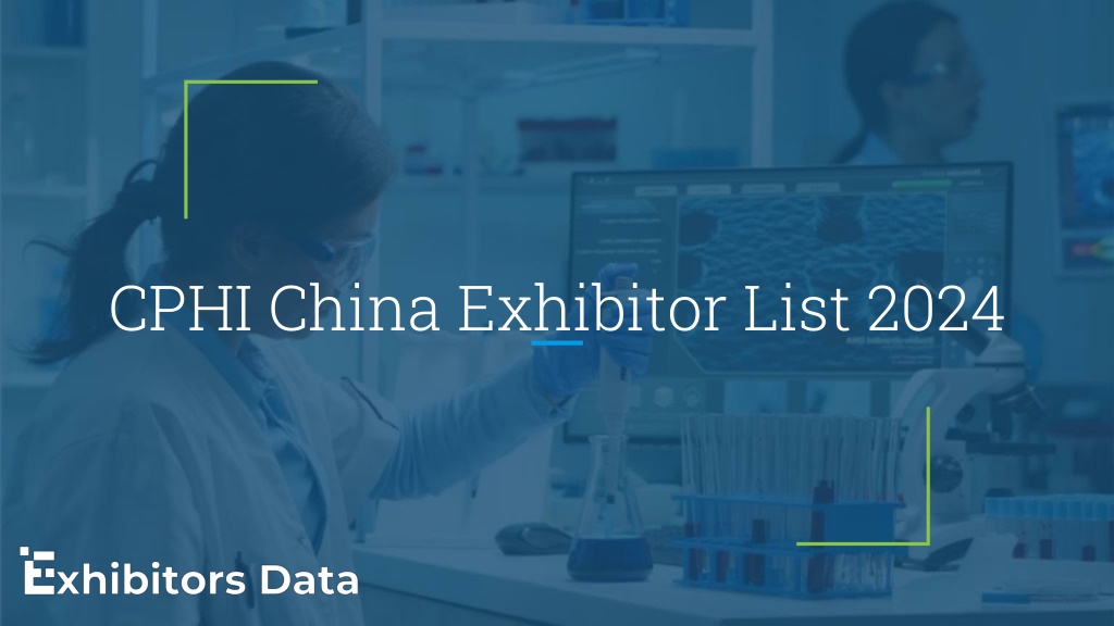 PPT CPHI China Exhibitor List 2024 PowerPoint Presentation, free