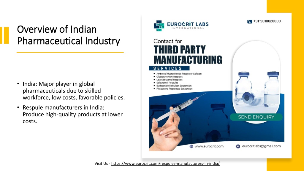 PPT - Best Leading Respules Manufacturers in India - Eurocrit Labs ...