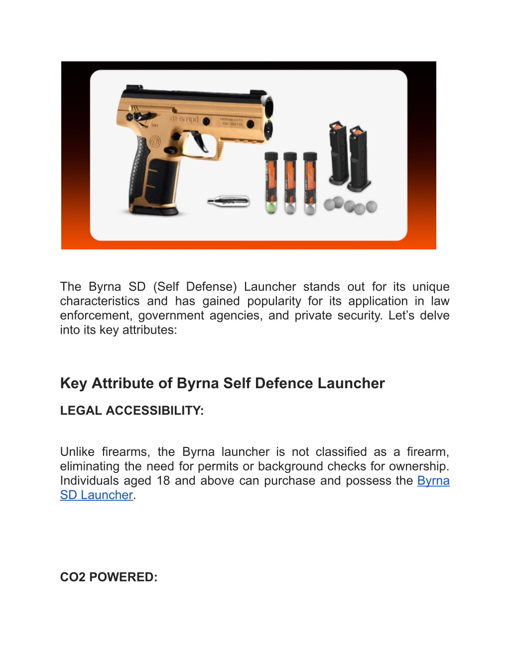 PPT - How to Compare Byrna Self Defense Launchers with Other Non-Lethal ...