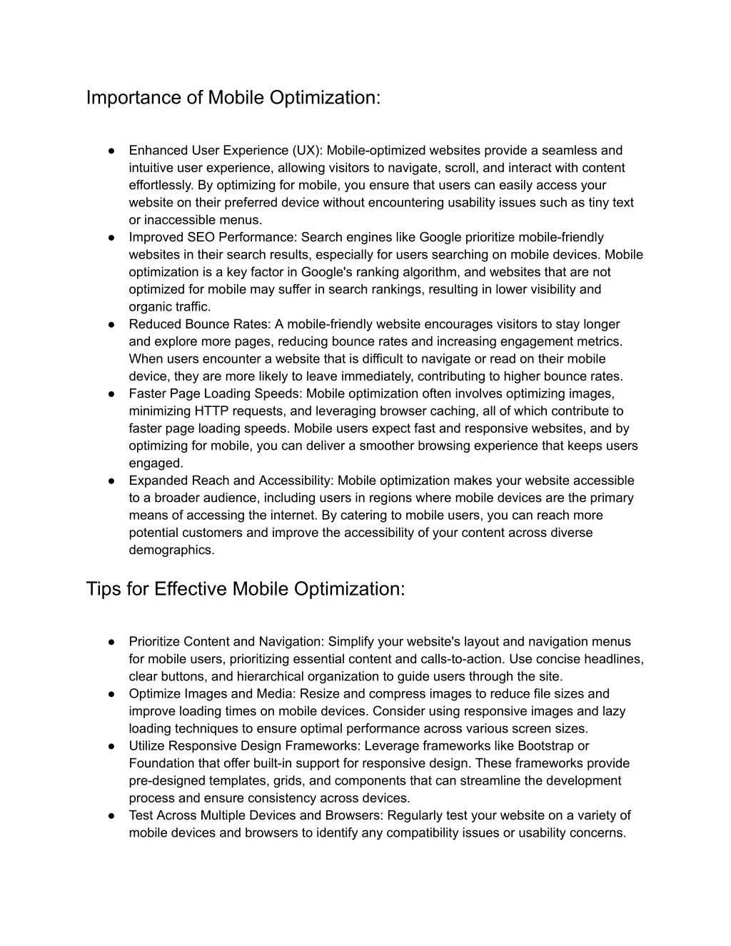 PPT - The Importance of Mobile Optimization in Responsive Web Design ...