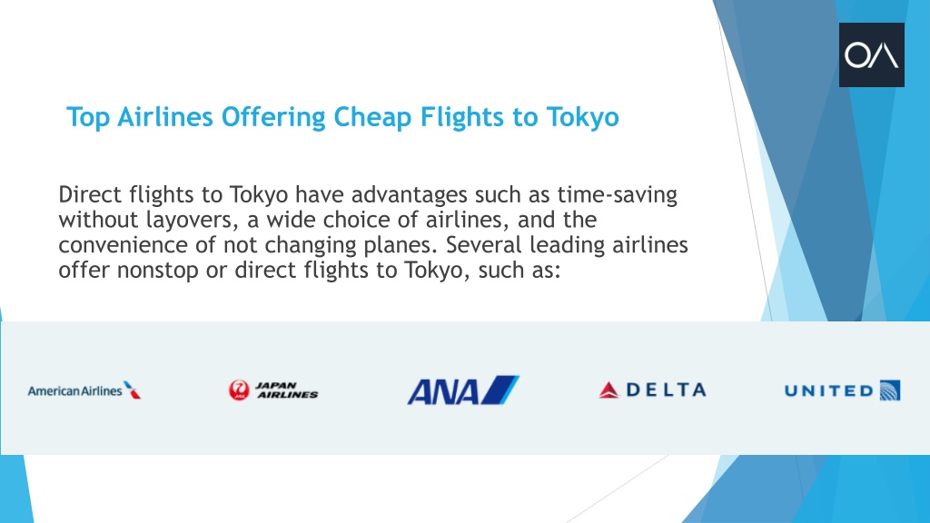 PPT - Top Airlines Offering Cheap Flights to Tokyo Japan PowerPoint ...