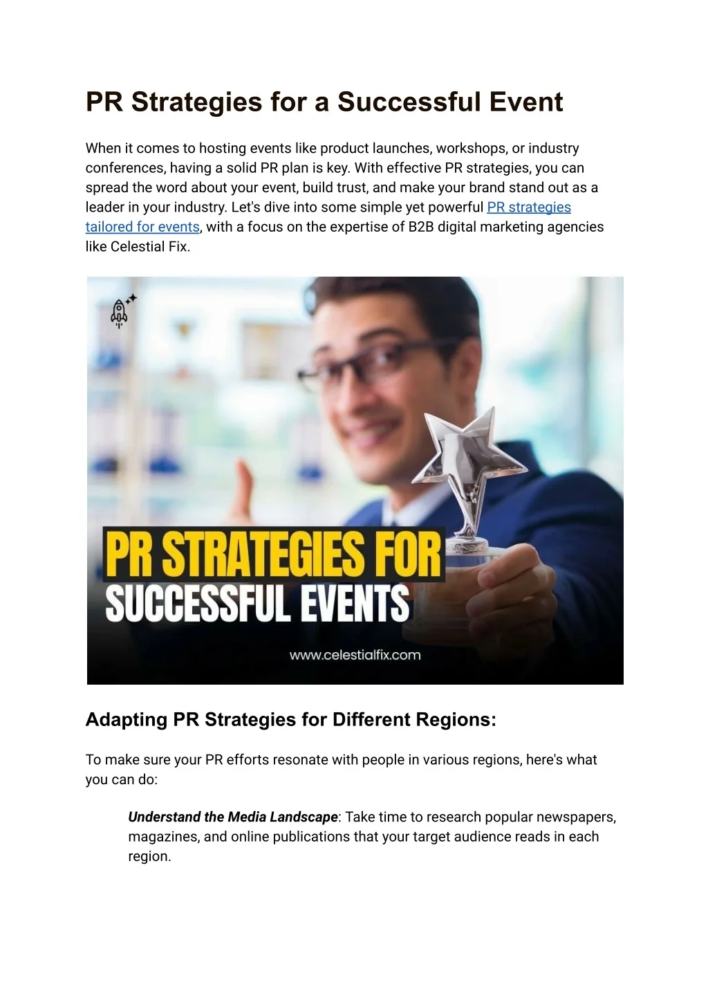 PPT - PR Strategies for a Successful Event PowerPoint Presentation ...