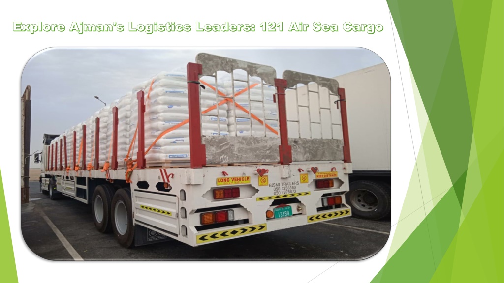 Ppt - Explore Ajman's Logistics Leaders 121 Air Sea Cargo Powerpoint 