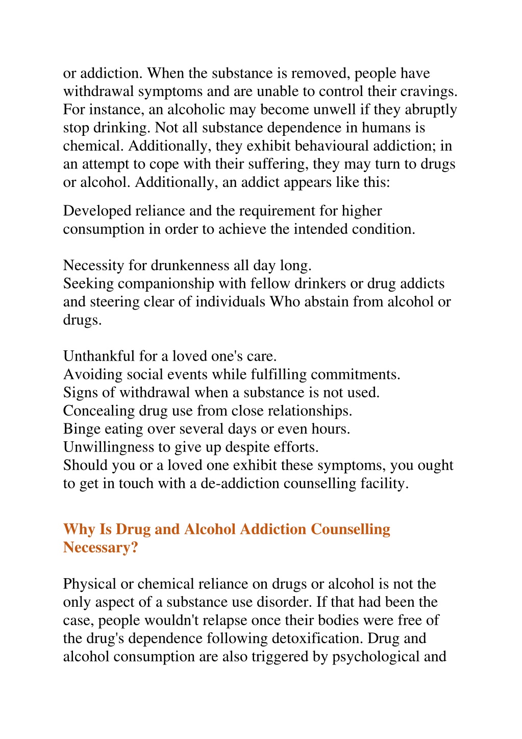 Ppt - The Way Back To Recovery Commences With De-addiction Therapy 