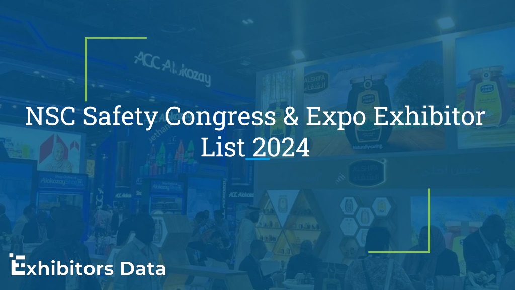 PPT NSC Safety Congress & Expo Exhibitor List 2025 PowerPoint