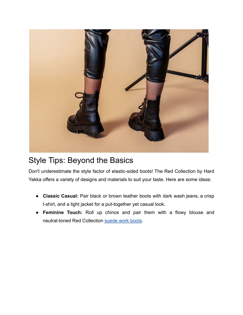 PPT - Beyond the Boots: Everyday Uses for Elastic-Sided Work Boots ...