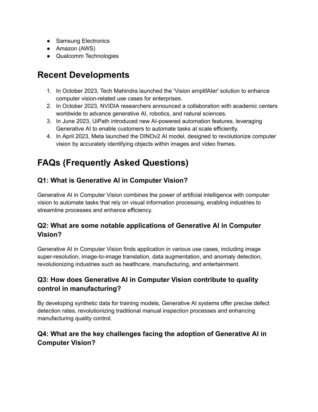 PPT - Generative AI in Computer Vision PowerPoint Presentation, free ...