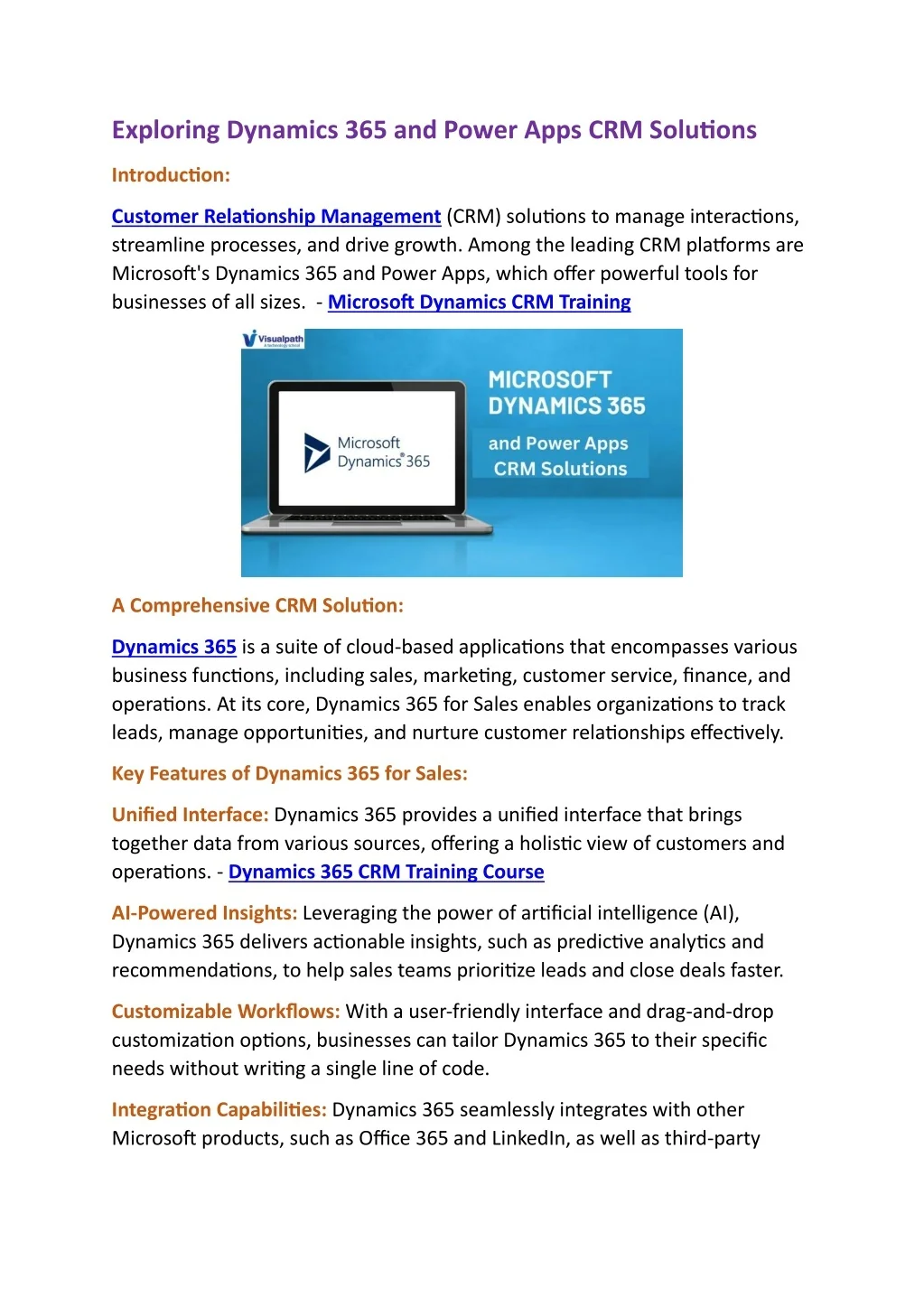 PPT - Microsoft Dynamics CRM Training | Dynamics 365 Online Training ...