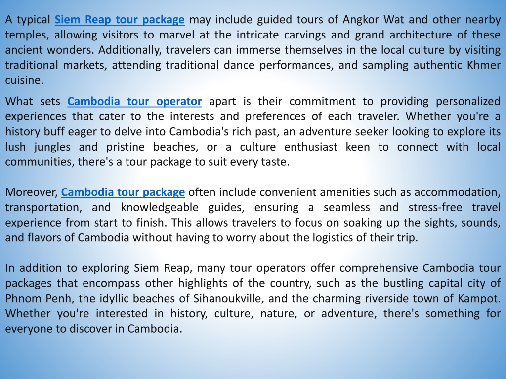 siem reap tour operators