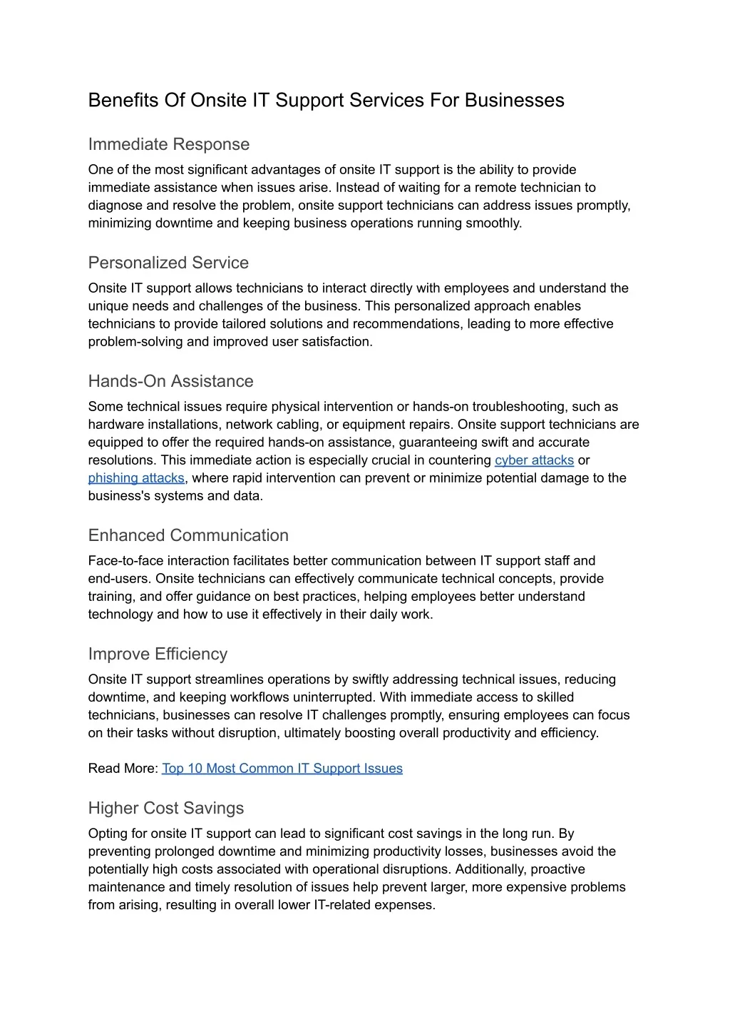 PPT - Why Onsite IT Support Services Are Important for Businesses ...