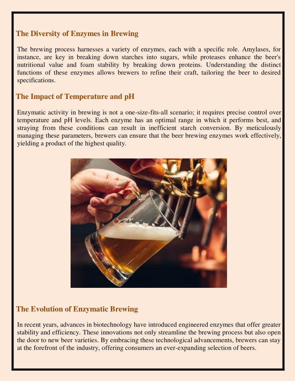 PPT - The Role of Brewing Enzymes in Alcohol Fermentation PowerPoint ...