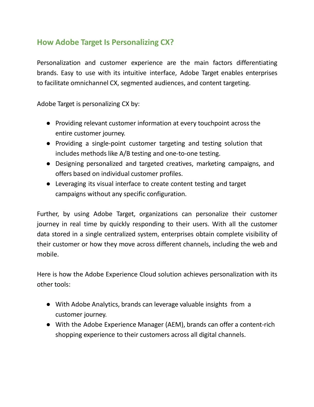 PPT - Harness The Power Of Adobe Target For Customized Customer ...