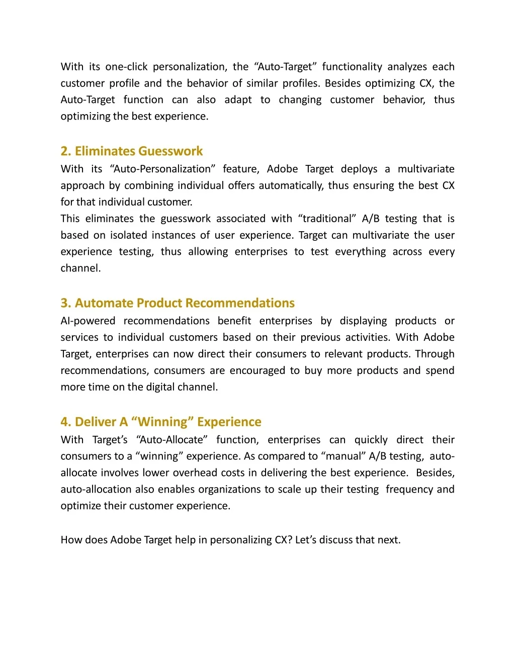 PPT - Harness The Power Of Adobe Target For Customized Customer ...