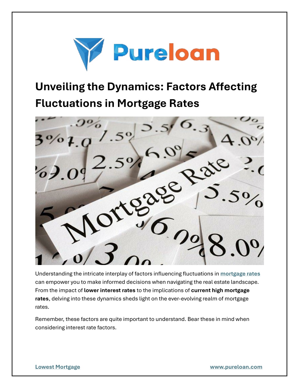 Ppt Unveiling The Dynamics Factors Affecting Fluctuations In Mortgage Rates Powerpoint 8224