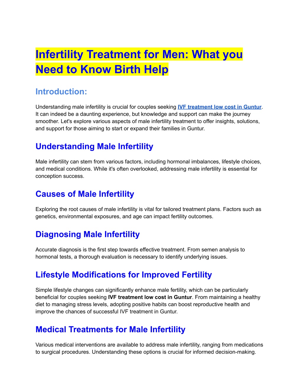 Ppt Infertility Treatment For Men What You Need To Know Birth Help Powerpoint Presentation