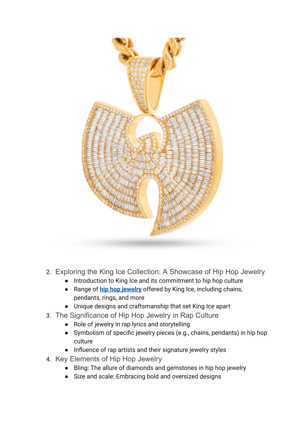 PPT - Unleash Your Inner Style Icon with Hip Hop Jewelry: A King Ice ...