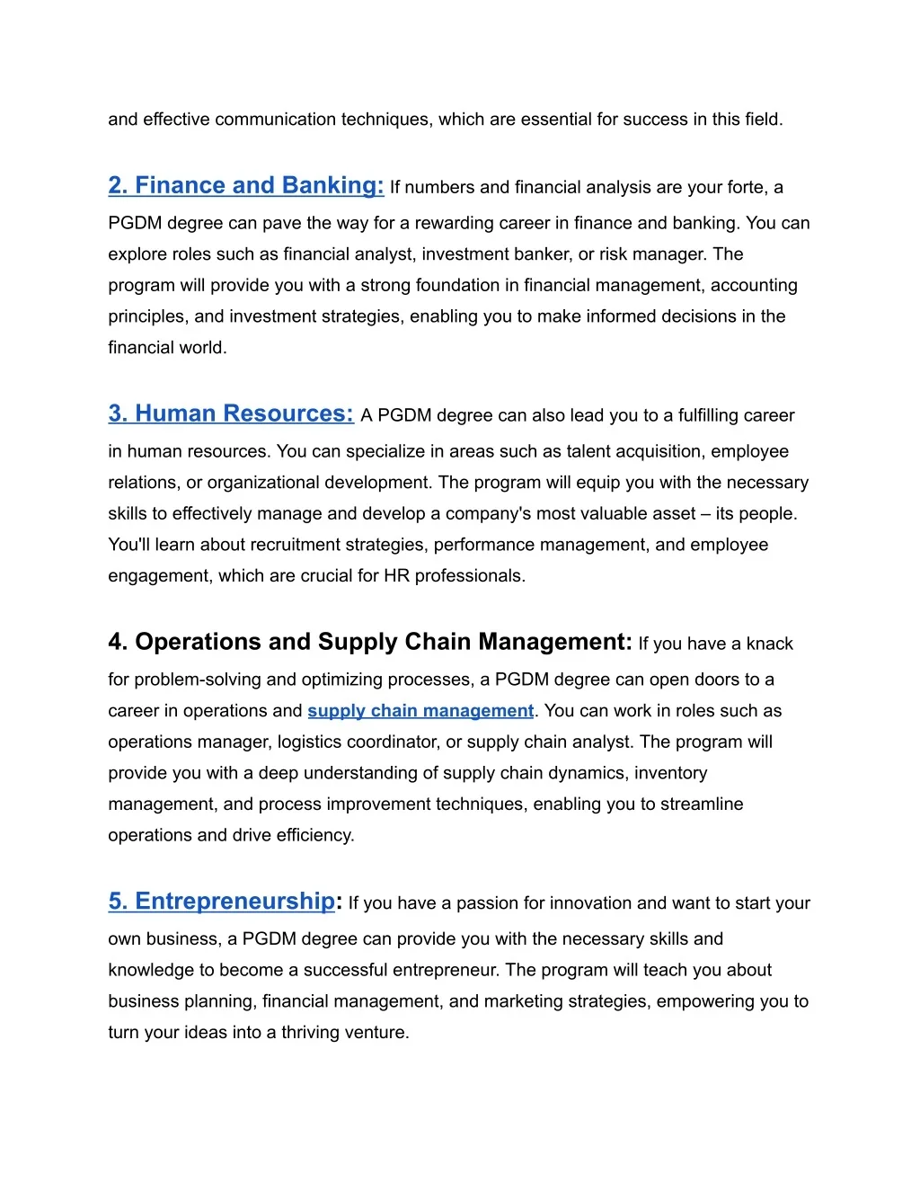 PPT - Exploring Career Opportunities with a PGDM Degree PowerPoint ...