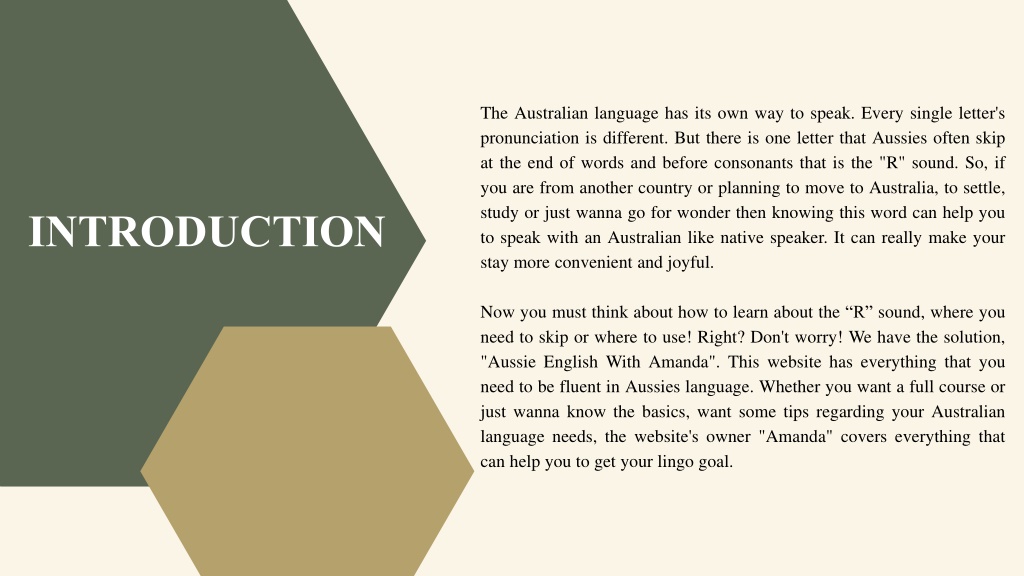 PPT - Mastering the R Sound in the Aussie Accent: Essential Tips ...