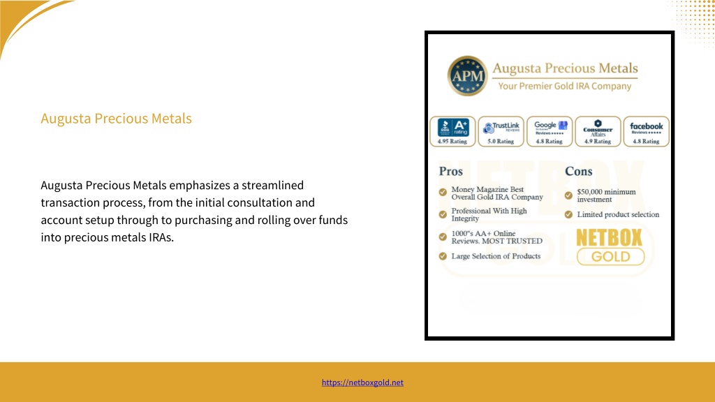 PPT - Augusta Precious Metals VS American Hartford Gold Review - 2024 ...